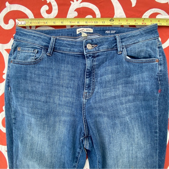 Warp+Weft PDX Portland Bootcut Jeans size 14 32 - Picture 2 of 13